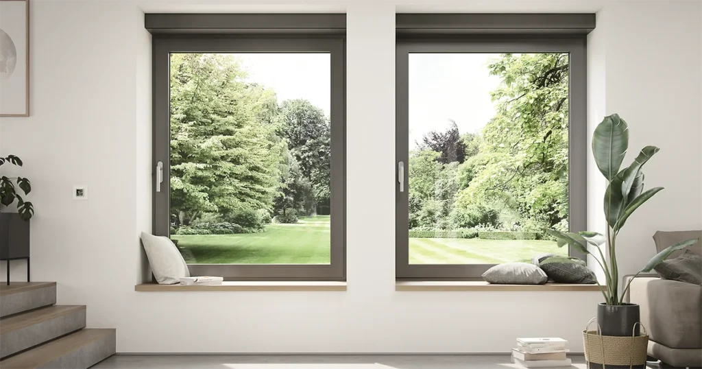 Schüco Fenster mit intelligenter Lüftung