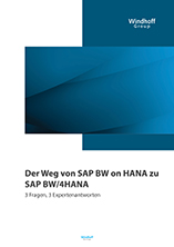 Cover Whitepaper der Weg von SAP BW on HANA zu 4HANA